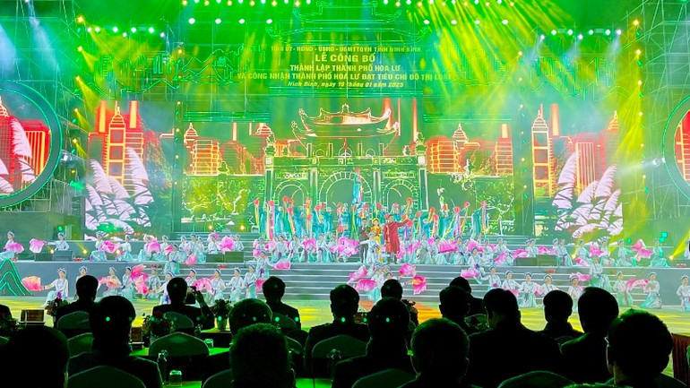 Một tiết mục nghệ thuật tại buổi Lễ.