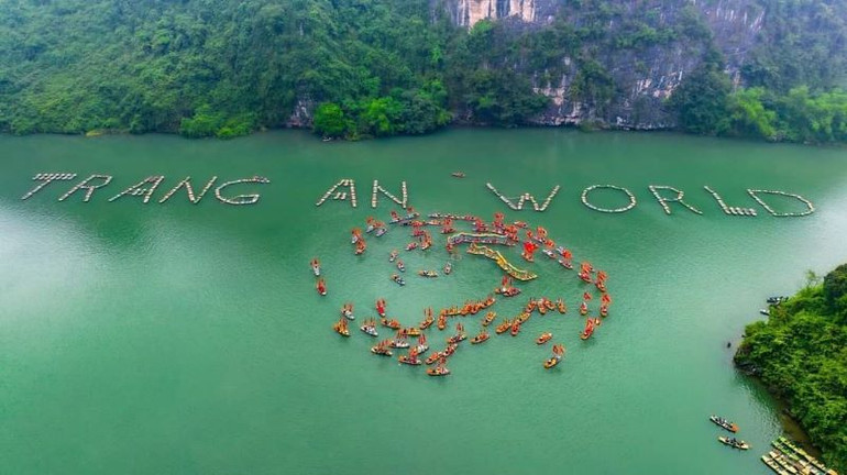 Lễ hội Tràng An năm 2024. (Ảnh: Sở Du lịch Ninh Bình)