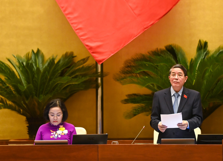 [Ảnh] Chất vấn và trả lời chất vấn các nhóm lĩnh vực tại Phiên họp thứ 36 Ủy ban Thường vụ Quốc hội ảnh 4