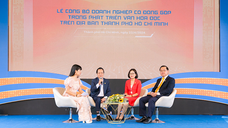 Các doanh nghiệp chia sẻ về triển khai văn hóa đọc tại đơn vị.