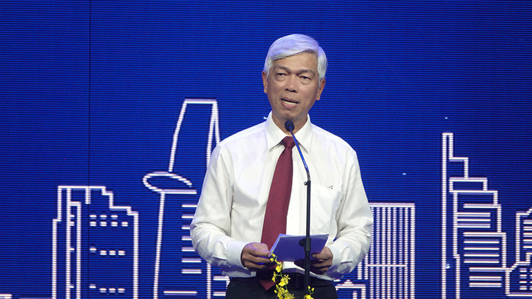 Ông Võ Văn Hoan, Phó Chủ tịch Ủy ban nhân dân Thành phố Hồ Chí Minh phát biểu khai mạc.