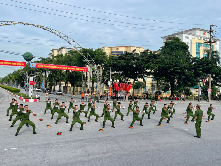 Các đơn vị tham gia hội thi năm 2023 khá đồng đều về chất lượng. (Ảnh: Xuân Trường)