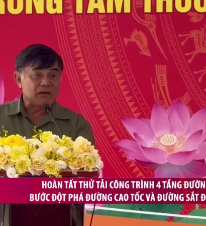 [Video] Hoàn tất thử tải công trình 4 tầng đường: Bước đột phá đường cao tốc và đường sắt đô thị