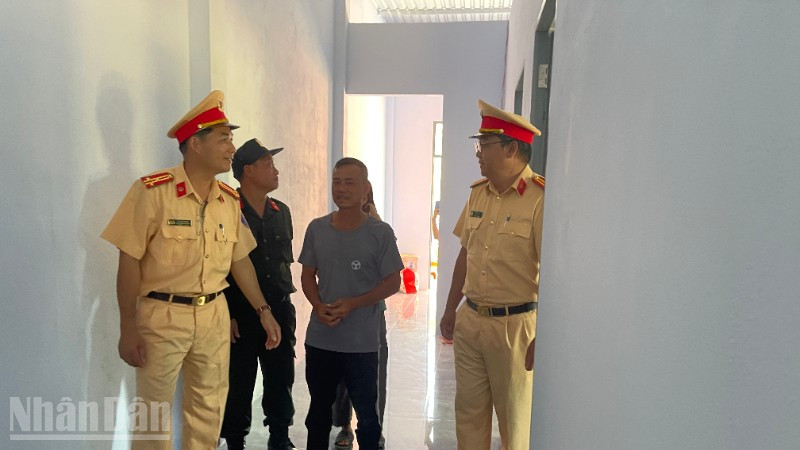 Căn nhà mới được trao tặng cho ông Nguyễn Ngọc Vương.