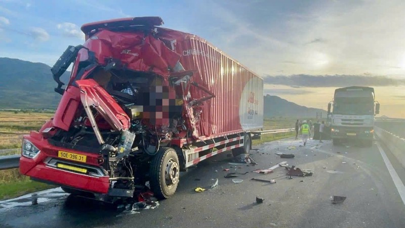 Hiện trường vụ tai nạn.