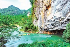 Một góc Vườn quốc gia Phong Nha-Kẻ Bàng. (Ảnh: TTXVN)