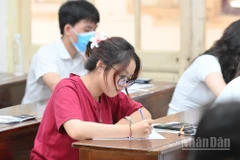 Thí sinh tại Kỳ thi tốt nghiệp THPT năm 2025 (Ảnh: THẾ ĐẠI)