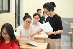 Thí sinh tại Kỳ thi tốt nghiệp THPT năm 2025 (Ảnh: THẾ ĐẠI)
