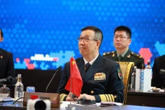 Bộ trưởng Quốc phòng Trung Quốc, Đô đốc Đổng Quân tại sự kiện. Ảnh tư liệu: TTXVN phát