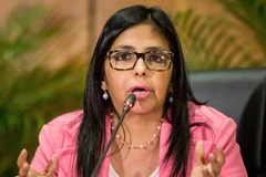 Tổng thống lâm thời Venezuela Delcy Rodriguez. (Ảnh: THX/TTXVN)