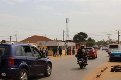 Quang cảnh một tuyến phố ở Bissau, Guinea-Bissau ngày 26/11/2025. (Ảnh: THX/TTXVN)
