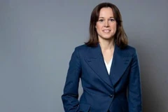 Bà Sara Modig, Quốc vụ khanh Bộ Khí hậu và Doanh nghiệp Thụy Điển. (Ảnh: ĐẠI SỨ QUÁN THỤY ĐIỂN TẠI VIỆT NAM)