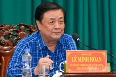 Đồng chí Lê Minh Hoan chia sẻ tại buổi gặp mặt.