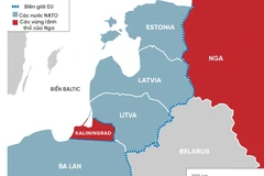 Ba quốc gia vùng Baltic là Latvia, Estonia và Litva đã chính thức rút khỏi Công ước Ottawa. (Nguồn: CNBC)