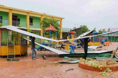 Sau bão số 5, toàn tỉnh Nghệ An có 83 điểm trường bị hư hỏng, thiệt hại gần 40 tỷ đồng.