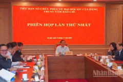 Quang cảnh phiên họp. 