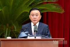 Đồng chí Trần Cẩm Tú, Ủy viên Bộ Chính trị, Thường trực Ban Bí thư. (Ảnh: ĐĂNG KHOA)