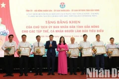 Lãnh đạo tỉnh Đắk Nông tặng bằng khen cho các tập thể và cá nhân thuộc các cơ quan báo chí trong và ngoài tỉnh có thành tích xuất sắc trong hoạt động báo chí, tuyên truyền trên địa bàn.
