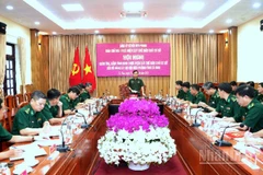 Đoàn công tác của Bộ Tư lệnh Bộ đội Biên phòng kiểm tra việc thực hiện Quy chế dân chủ cơ sở tại cơ quan Ban Chỉ huy Bộ đội Biên phòng Cà Mau.