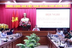 Một buổi làm việc giữa Thường trực Tỉnh ủy Đắk Lắk với Tiểu ban văn kiện Đại hội đại biểu tỉnh Đắk Lắk nhiệm kỳ 2025-2030. (Ảnh: KIM BẢO)