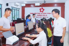 Trung tâm phục vụ hành chính công phường Cửa Lò, tỉnh Nghệ An.