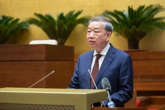 Tổng Bí thư Tô Lâm phát biểu chỉ đạo Hội nghị tại điểm cầu Trung ương. Ảnh VGP