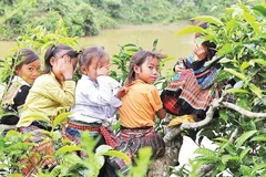 Nụ cười trẻ em miền núi. (Ảnh: ĐĂNG KHOA, BÁO NHÂN DÂN)