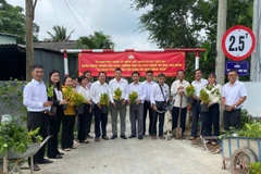 Ủy ban Mặt trận Tổ quốc xã Mỹ Tịnh An cùng các tổ chức chính trị-xã hội ra quân trồng cây xanh Chào mừng Đại hội Đảng bộ tỉnh Đồng Tháp lần thứ I, nhiệm kỳ 2025-2030.