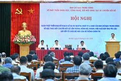  Quang cảnh hội nghị tại điểm cầu Trung ương. (Ảnh: DUY LINH)