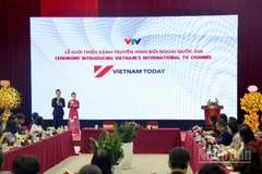 Quang cảnh buổi lễ. 