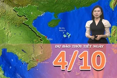 [Video] Dự báo thời tiết ngày 4/10/2025: Bão Matmo giật cấp 15