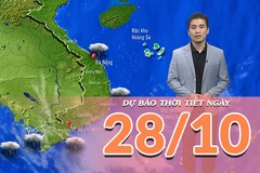 [Video] Dự báo thời tiết ngày 28/10/2025: Mưa lớn tiếp diễn ở Trung Bộ 