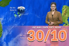 [Video] Dự báo thời tiết ngày 30/10/2025: Trung Bộ mưa vẫn tiếp diễn