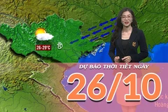 [Video] Dự báo thời tiết ngày 26/10/2025: Trung Bộ tiếp tục mưa lớn 