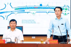 Đồng chí Nguyễn Trọng Đông, Phó Bí thư Thường trực Thành ủy Hà Nội phát biểu chỉ đạo tại hội nghị. (Ảnh: Phạm Hùng)