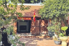 Khu Nhà lưu niệm Bác Trường Chinh trong khuôn viên chùa Đồng Kỵ.