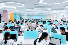 Sinh viên học tập tại Thư viện Trường đại học Công nghiệp Thành phố Hồ Chí Minh. (Nguồn: Website nhà trường)