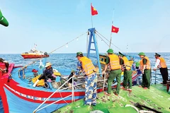 Lực lượng Bộ đội Biên phòng tỉnh Quảng Ngãi thường xuyên tuần tra trên biển, xử lý nghiêm các trường hợp tàu cá vi phạm khai thác IUU.