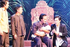 Cảnh trong vở “Giấc mộng đêm xuân”.