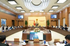 Quang cảnh Phiên họp thứ 53 của Ủy ban Thường vụ Quốc hội.