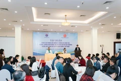 Quang cảnh buổi tập huấn.