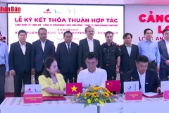 [Video] Cảng Quốc tế Long An hợp tác với cụm cảng và hãng tàu của Trung Quốc