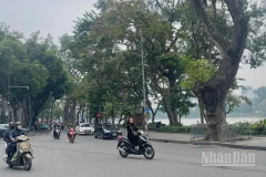 Dự báo khu vực Hà Nội không mưa, sáng và đêm trời rét. (Ảnh: Đ.T)