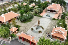 Toàn cảnh Di tích lịch sử-văn hóa cấp quốc gia đền thờ Nguyễn Hữu Cảnh, tại phường Hiệp Hòa, thành phố Biên Hòa.