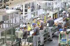 Dây chuyền làm việc ứng dụng công nghệ cao tại một công ty ở Khu công nghiệp Amata.