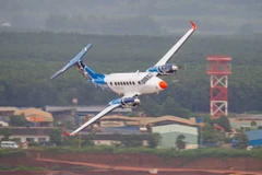 Máy bay thực hiện đợt bay hiệu chuẩn tại sân bay quốc tế Long Thành cuối tháng 9/2025.