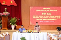 Quang cảnh buổi họp báo.
