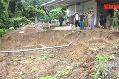 [Video] Sạt lở, sụt lún tại bản Thanh Sơn tiếp tục diễn biến phức tạp