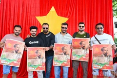 Du khách quốc tế đến Hà Nội dịp Quốc khánh 2/9 (Ảnh: THÀNH ĐẠT)