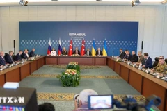 Toàn cảnh vòng đàm phán trực tiếp thứ hai giữa phái đoàn Nga và Ukraine tại Istanbul, Thổ Nhĩ Kỳ ngày 2/6/2025. (Ảnh: THX/TTXVN)